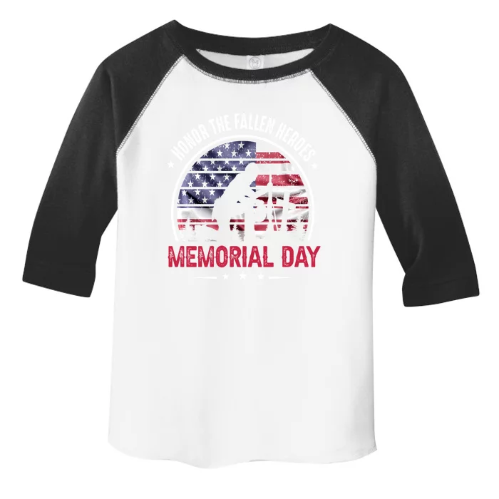 Honor The Fallen Heroes Memorial Day Gift Toddler Fine Jersey T-Shirt