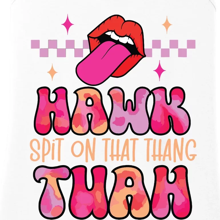 Hawk Tuah Funny Viral Humor Meme Video Ladies Essential Tank