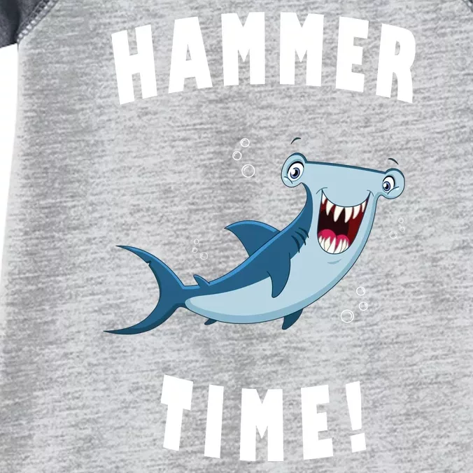 Hammer Time Funny Hammerhead Shark Infant Baby Jersey Bodysuit