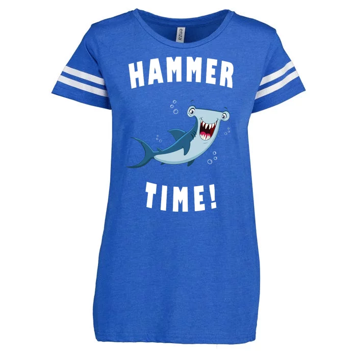 Hammer Time Funny Hammerhead Shark Enza Ladies Jersey Football T-Shirt