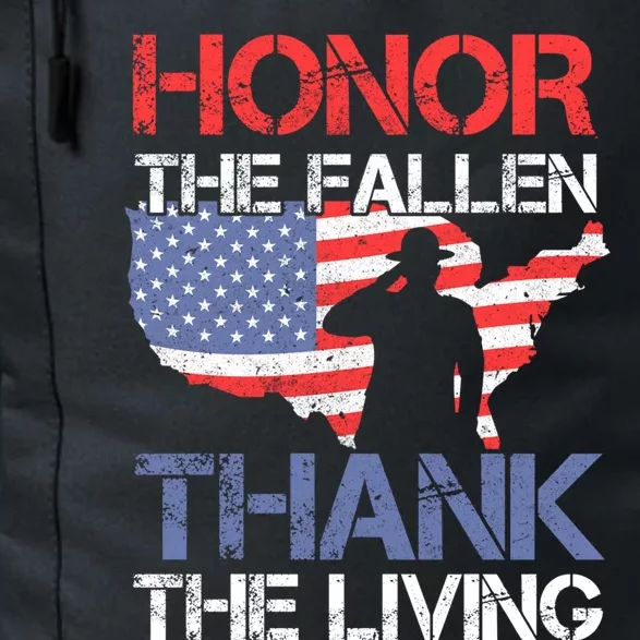 Honor The Fallen Thank The Living Memorial Day Meaningful Gift Daily Commute Backpack