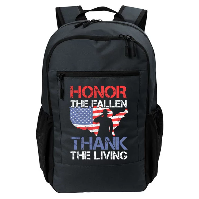 Honor The Fallen Thank The Living Memorial Day Meaningful Gift Daily Commute Backpack