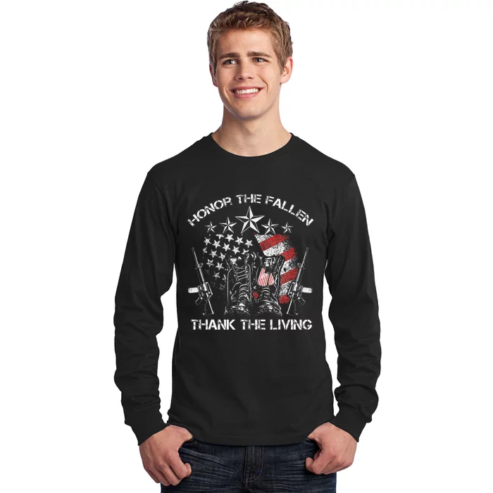 Honor The Fallen Thank The Living Memorial Day Long Sleeve Shirt