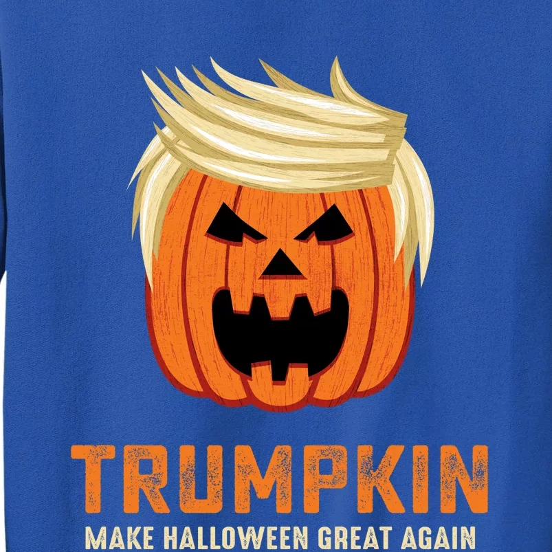 Halloween Trumpkin Funny Gift Tall Sweatshirt