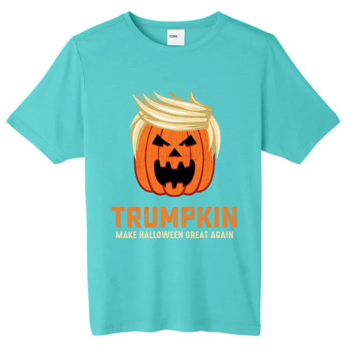 Halloween Trumpkin Funny Gift ChromaSoft Performance T-Shirt