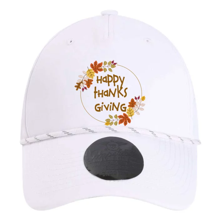 Happy Thanksgiving Fall Leaves Holiday Gift Performance The Dyno Cap