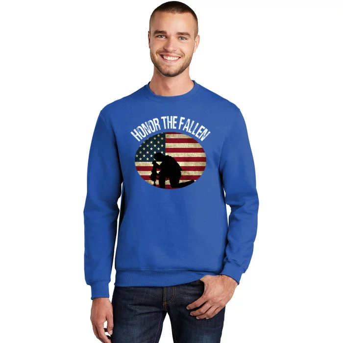 Honor The Fallen Patriotic Theme Gift Sweatshirt