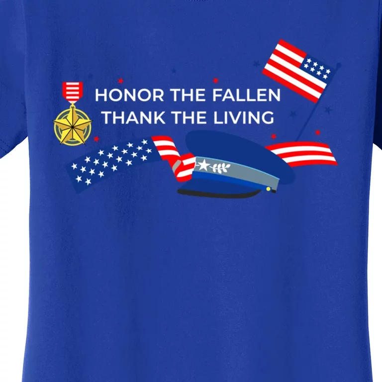 Honor The Fallen Thank The Living Gift Women's T-Shirt