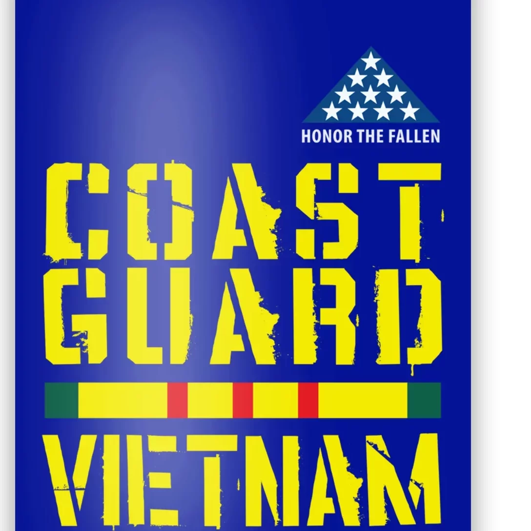 Honor The Fallen Coast Guard Vietnam Gift Poster