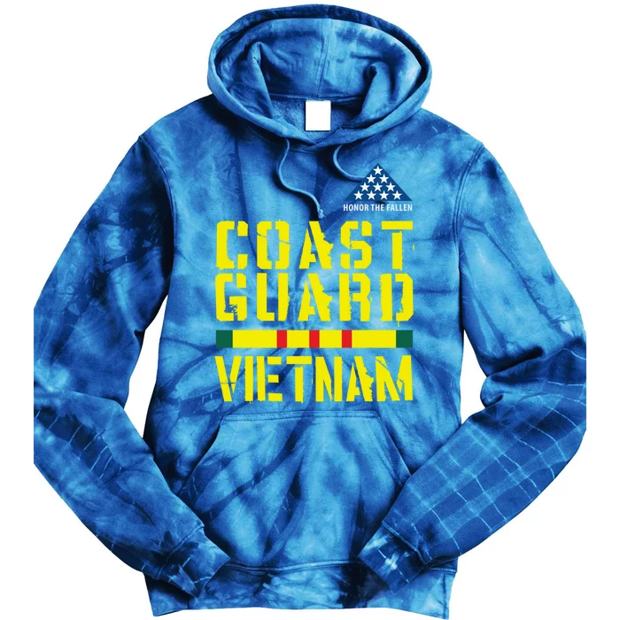 Honor The Fallen Coast Guard Vietnam Gift Tie Dye Hoodie