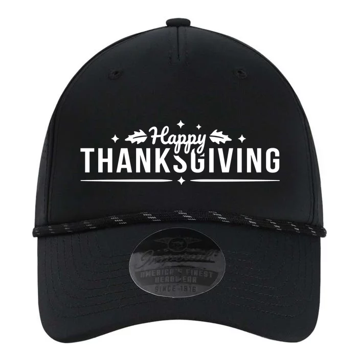 Happy Thanksgiving Festive Holiday Fall Performance The Dyno Cap