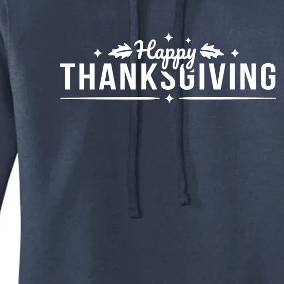 Happy Thanksgiving Festive Holiday Fall Women's Pullover Hoodie