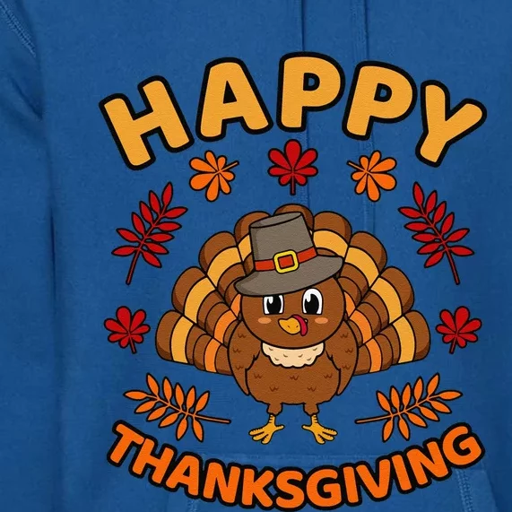 Happy Thanksgiving Funny Turkey Family Funny Funny Graphic Funny Premium Hoodie