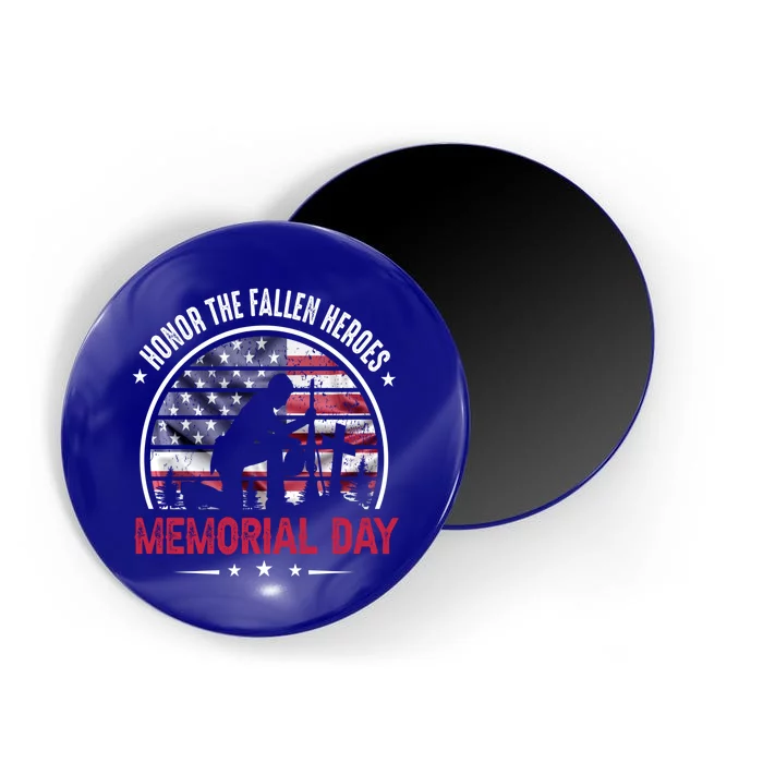 Honor The Fallen Heroes Memorial Day Gift Magnet