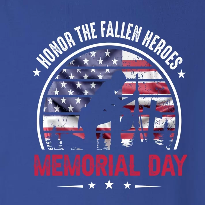 Honor The Fallen Heroes Memorial Day Gift Toddler Long Sleeve Shirt