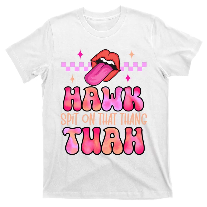 Hawk Tuah Funny Viral Humor Meme Video T-Shirt