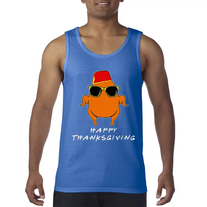 Happy Thanksgiving Friends Turkey Tank Top