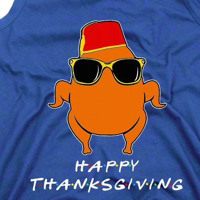 Happy Thanksgiving Friends Turkey Tank Top