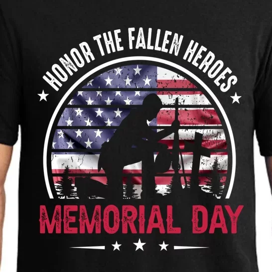 Honor The Fallen Heroes Memorial Day Cool Gift Pajama Set