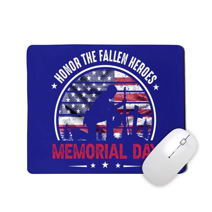 Honor The Fallen Heroes Memorial Day Cool Gift Mousepad