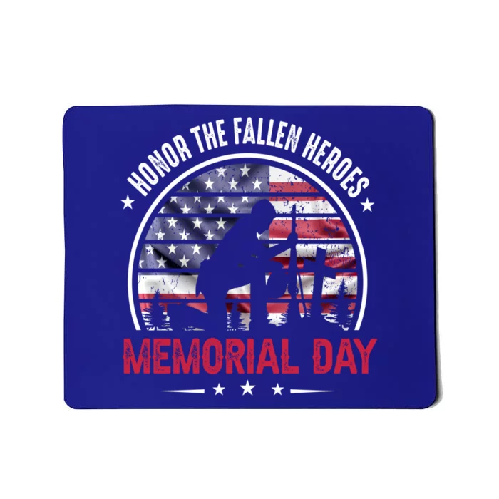 Honor The Fallen Heroes Memorial Day Cool Gift Mousepad