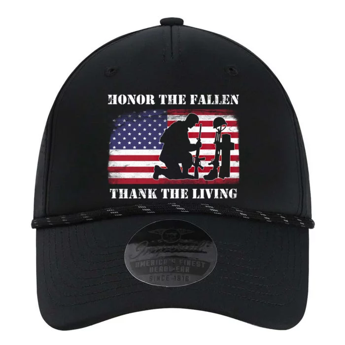 Honor The Fallen Thank The Living Memorial Daycute Giftveterans Day Gift Performance The Dyno Cap