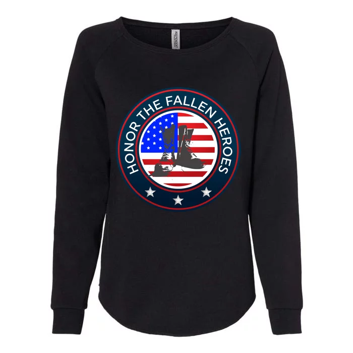 Honor The Fallen Heroes Gift Meaningful Gift Patriotic American Sweater Womens California Wash Sweatshirt