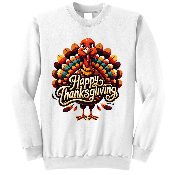 Happy Thanksgiving For Turkey Day Family Dinner Sweatshirt