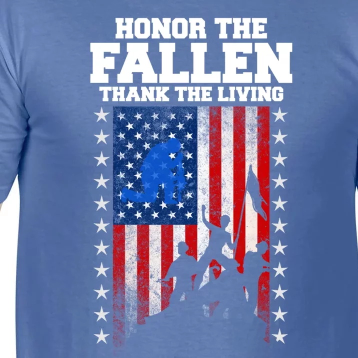 Honor The Fallen Thank The Living Memorial Day Cool Gift Comfort Colors T-Shirt