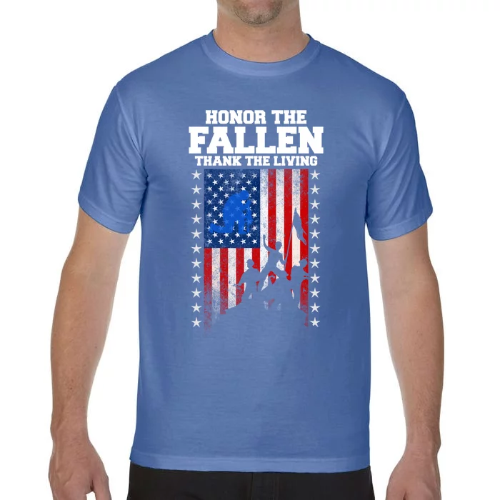 Honor The Fallen Thank The Living Memorial Day Cool Gift Comfort Colors T-Shirt