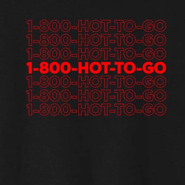 Hot To Go Hot To Go 1800 Bi Pride Lesbian Pride Queer Women's Crop Top Tee