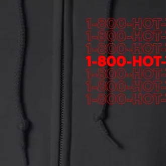 Hot To Go Hot To Go 1800 Bi Pride Lesbian Pride Queer Full Zip Hoodie