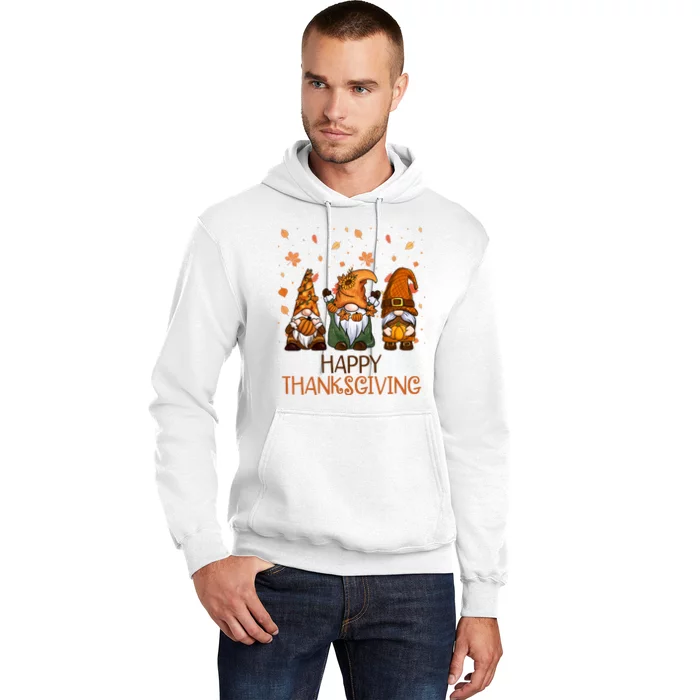 Happy Thanksgiving Gnome Squad Hoodie