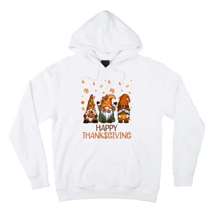 Happy Thanksgiving Gnome Squad Hoodie