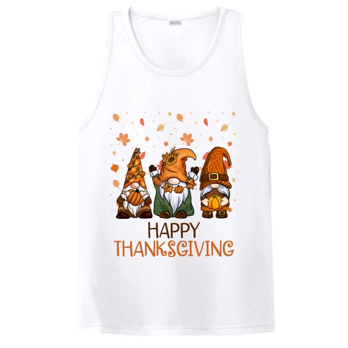 Happy Thanksgiving Gnome Squad Performance Tank