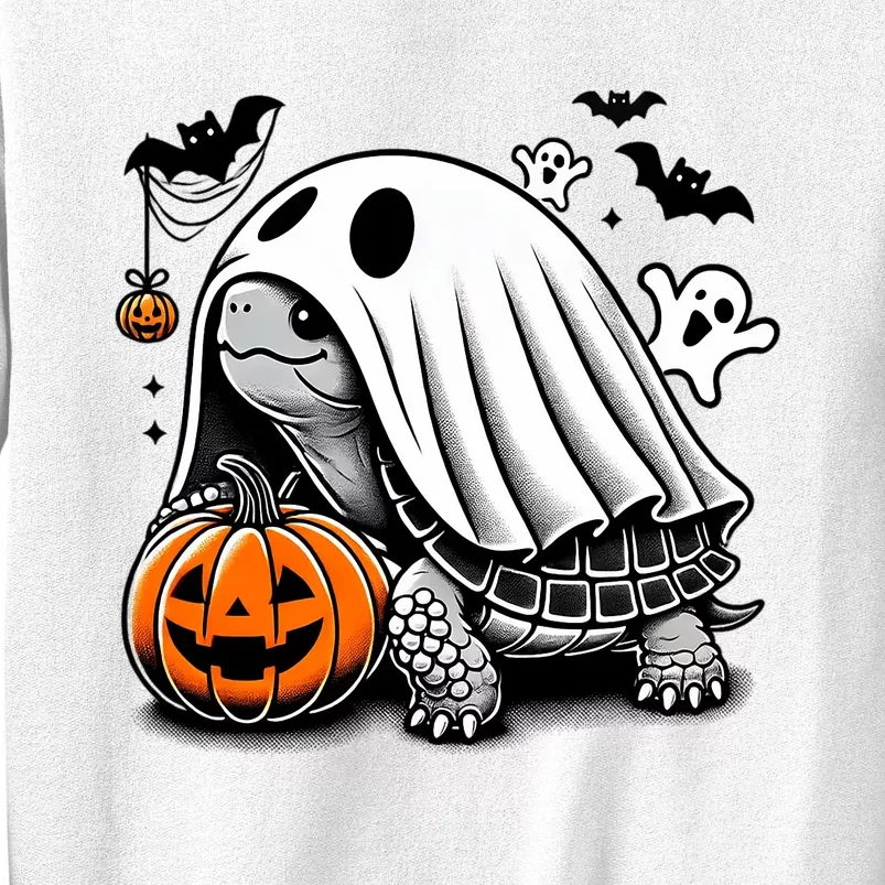 Halloween Turtle Ghost Pumpkin Costume Terrapin Tortoise Sweatshirt