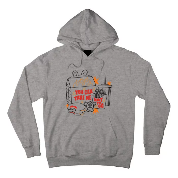 Hot To Go Cheese Burger Lipstick Tall Hoodie