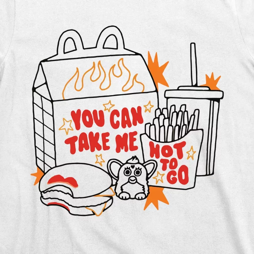 Hot To Go Cheese Burger Lipstick T-Shirt