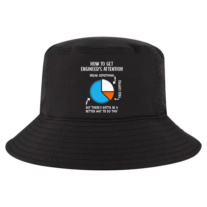 How to get Engineers Attention Funny Engineering Student Cool Comfort Performance Bucket Hat