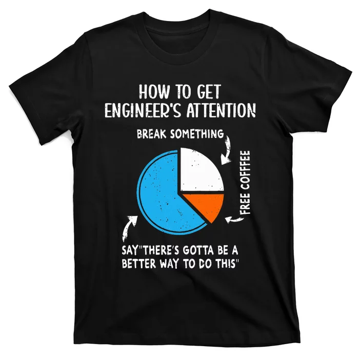 How to get Engineers Attention Funny Engineering Student T-Shirt