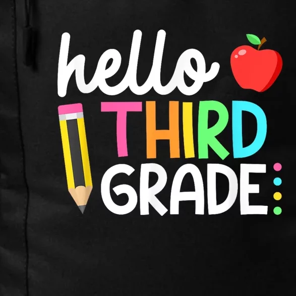 Hello Third Grade Team 3rd Grade Back To School Teacher Daily Commute Backpack