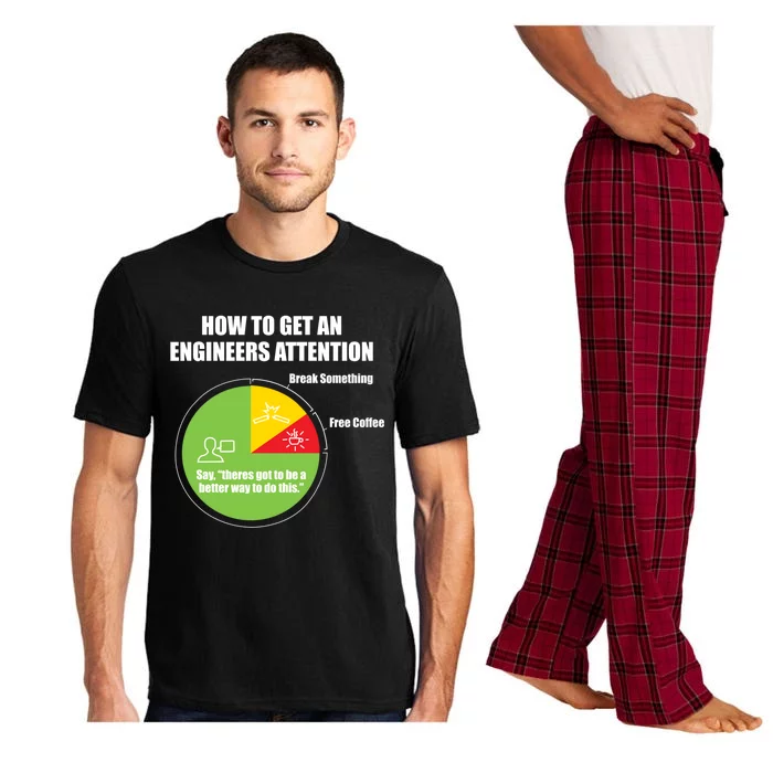 How To Get An Engineers Attention: Engineering Funny Gift Pajama Set