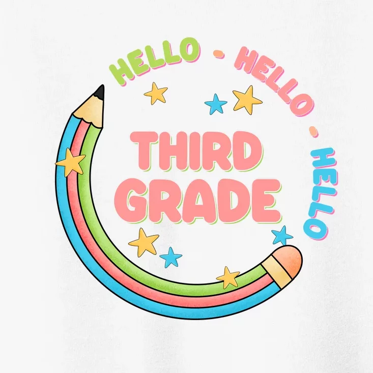 Hello Third Grade Toddler T-Shirt