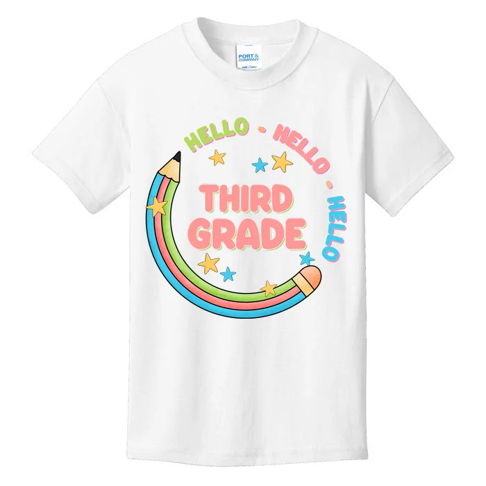 Hello Third Grade Kids T-Shirt