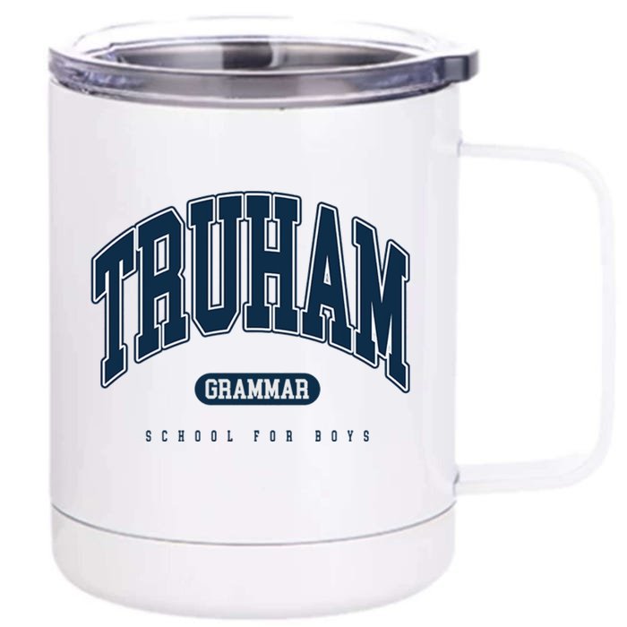 Heartstopper Truham Grammar School Front & Back 12oz Stainless Steel Tumbler Cup