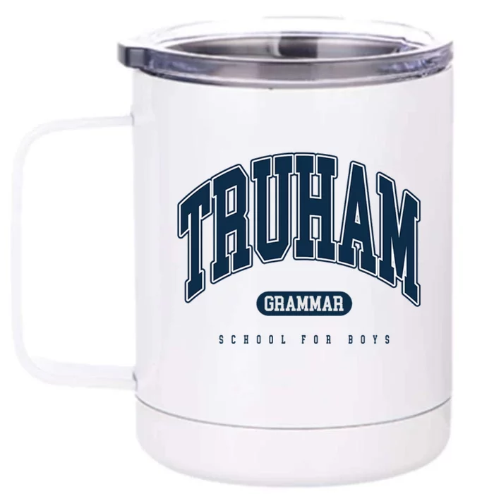 Heartstopper Truham Grammar School Front & Back 12oz Stainless Steel Tumbler Cup