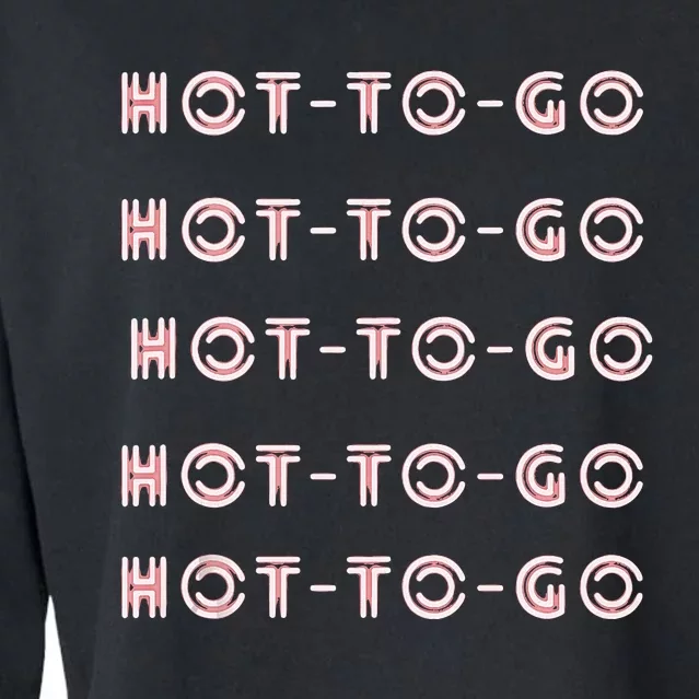 Hot To Go Hot To Go Bi Pride Lesbian Pride Queer Cropped Pullover Crew