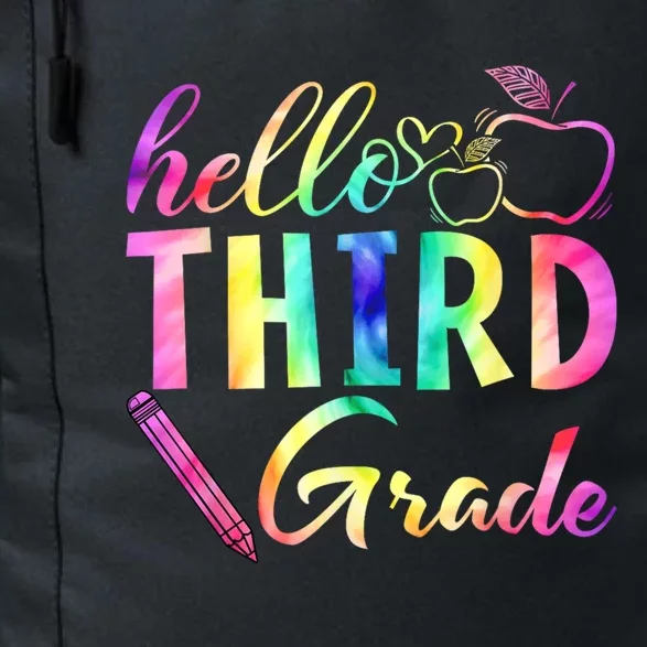 Hello Third Grade Tie Dye Back To School 3Rd Grader Teacher Gift Daily Commute Backpack