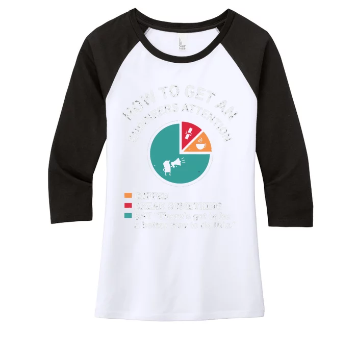 How To Get An Engineers Attention Funny Engineer Engineering Women's Tri-Blend 3/4-Sleeve Raglan Shirt