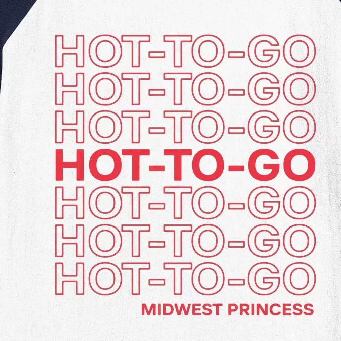 Hot To Go Wlw Midwest Princess Queer Baseball Sleeve Shirt